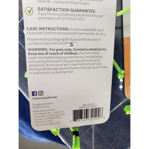 SmartyKat Bouncy Mouse Cat Toy Bungee Toy Frankenkitty Set‎ of 2 - Picture 3 of 10